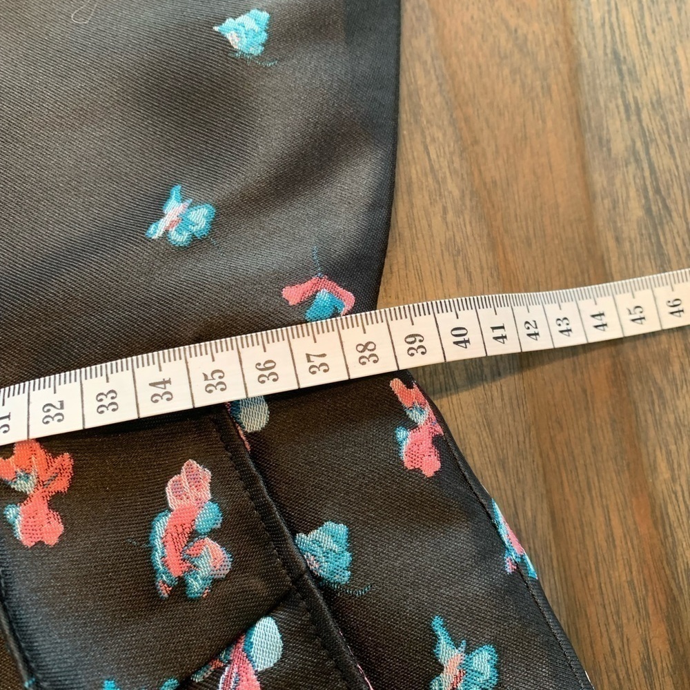 DKNY Strapless Dress Made in Italy Size 8 Black Pink Blue Flowers No Straps. - Picture 9 of 14